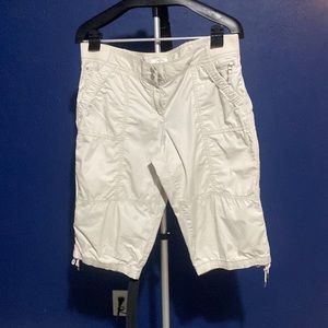 Loft tan shorts size 12